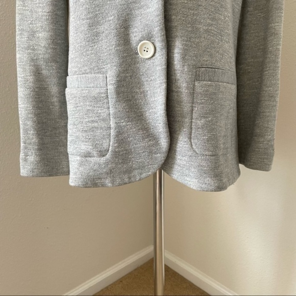 EUC Drew Gray Blazer with detachable Leather Dixie, M - Picture 3 of 10